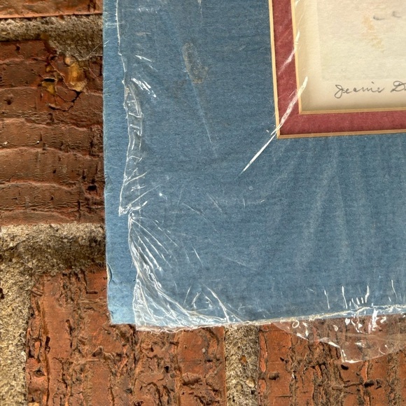 Jeanie Drucker Signed Double Matted Print Rainbow Row Charleston 22” x 14 5/8” - Picture 8 of 8